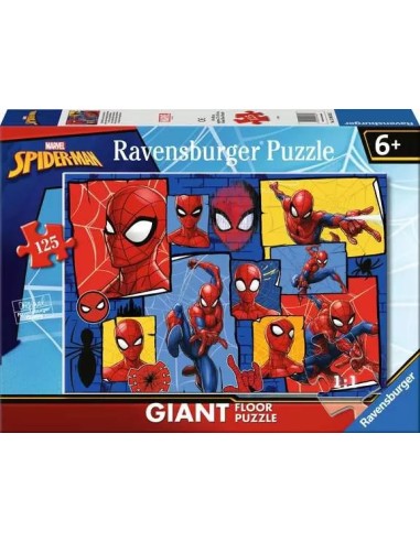 Spider Man Giant Puzzle 125 Pieces for Kids 70x50 cm RAV120043317 Ravensburger | Futurartshop.com