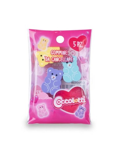 Coccolotti Gommine da Cancellare – Confezione 5 Pezzi LAGCLT00028 Colourbook | Futurartshop.com