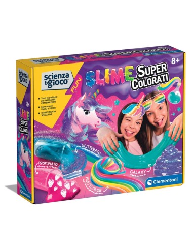 Super Colorful Slime – Stretchy Creative Toy for Kids CLE19355 Clementoni | Futurartshop.com