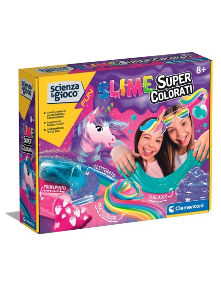 Super Colorful Slime – Stretchy Creative Toy for Kids CLE19355 Clementoni | Futurartshop.com