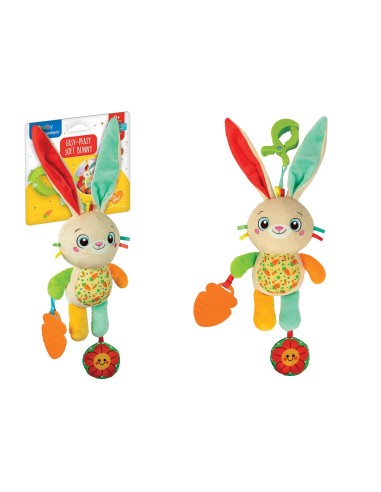 Baby On The Go Coniglietto Peluche CLE17622 Clementoni | Futurartshop.com