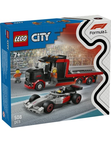 LEGO City 60493 Display Truck F1® con Auto Audi F1® LEG6585637 Lego | Futurartshop.com