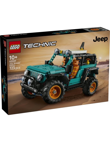 LEGO Technic 42227 Jeep® Wrangler Rubicon SUV LEG6588573 Lego | Futurartshop.com