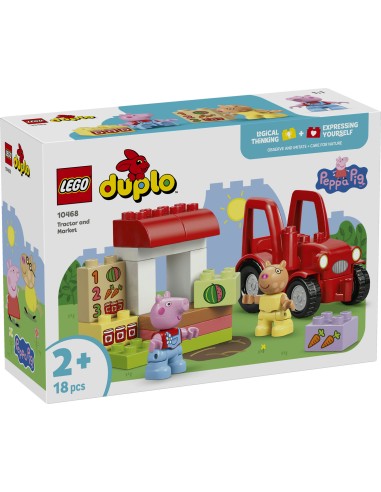 LEGO DUPLO 10468 Peppa Pig Trattore e Mercato Agricolo LEG6585498 Lego | Futurartshop.com