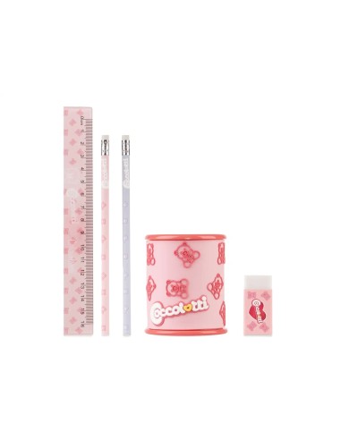Coccolotti Stationery Kit 5 Pieces School Set LAGCLT00034 Colourbook | Futurartshop.com