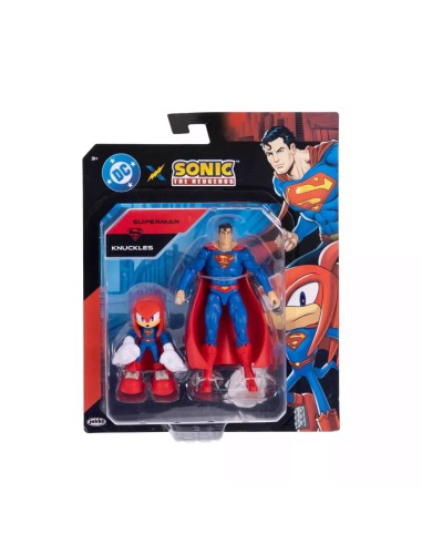Sonic x DC Knuckles as Superman Action Figure JAK43094 Jakks Pacific | Futurartshop.com