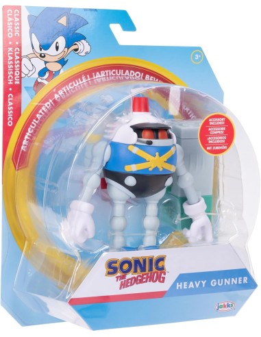 Sonic the Hedgehog Heavy Gunner Action Figure Personaggio JAK42217 Jakks Pacific | Futurartshop.com