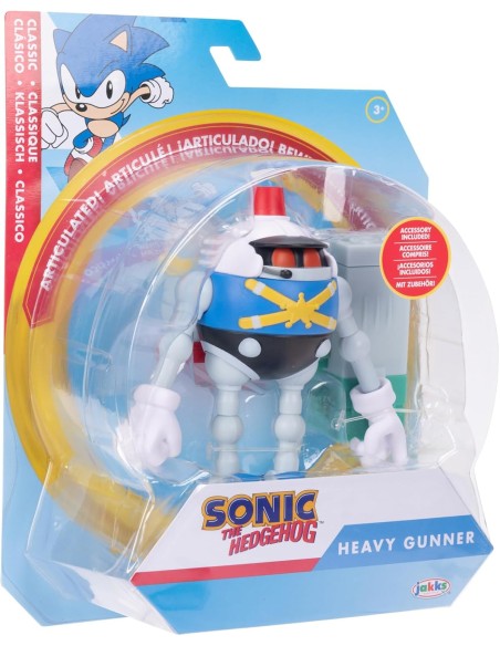 Sonic the Hedgehog Heavy Gunner Action Figure Character JAK42217 Jakks Pacific | Futurartshop.com