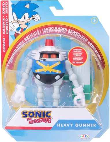 Sonic the Hedgehog Heavy Gunner Action Figure Personaggio JAK42217 Jakks Pacific | Futurartshop.com