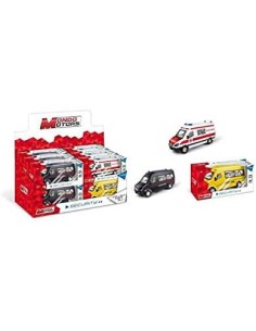 Motors Security Minibus Die-Cast Scale 1:43 Assorted MON54054 Mondo | Futurartshop.com