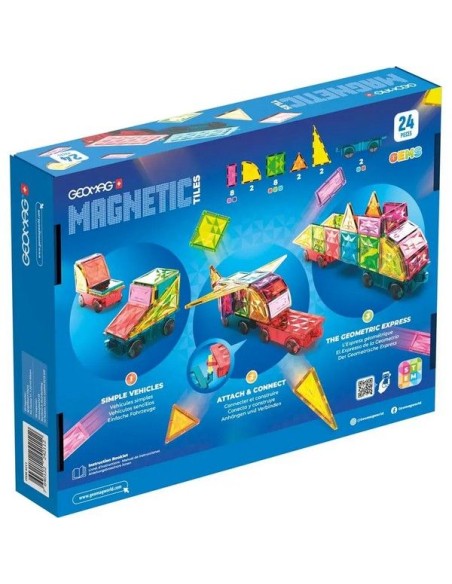 Geomag veicoli 24 Pezzi Costruzioni Magnetiche BIA4211 Geomag | Futurartshop.com