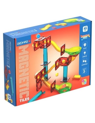 Geomag Magnetic Tiles Marble Run 45 Pieces Set BIA4232 Geomag | Futurartshop.com