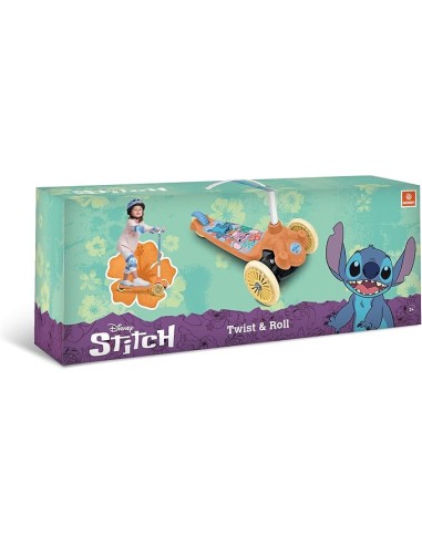 Disney Stitch 3-Wheel Scooter Twist & Roll Kids MON28745 Mondo | Futurartshop.com