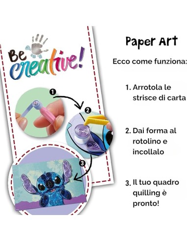 Be Creative Stitch Paper Art RAV23750 Ravensburger | Futurartshop.com
