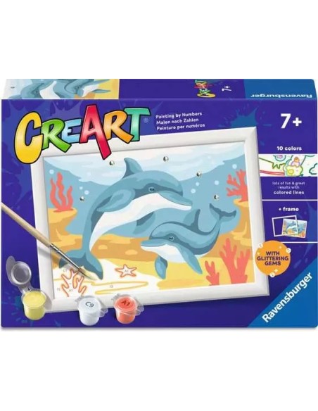 CreArt Springing Dolphin 18x13cm RAV23252 Ravensburger | Futurartshop.com