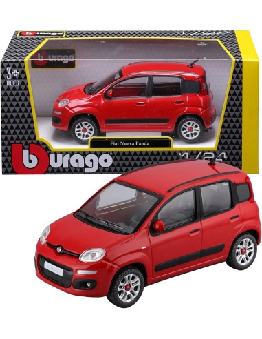 Fiat Nuova Panda Modellino Die-Cast 1:24 Auto in Metallo BUR18-22123 Burago | Futurartshop.com