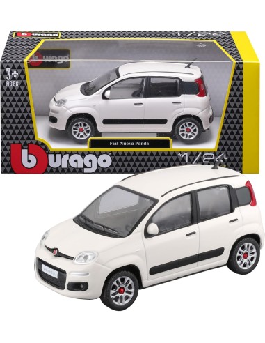 Fiat Nuova Panda Modellino Die-Cast 1:24 Auto in Metallo BUR18-22123 Burago | Futurartshop.com