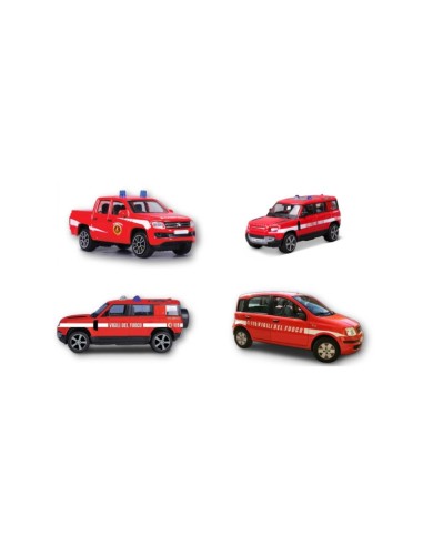 Firefighter Vehicles Die-Cast Model 1:43 Scale Fire Trucks Toy BUR18-01766 Burago | Futurartshop.com