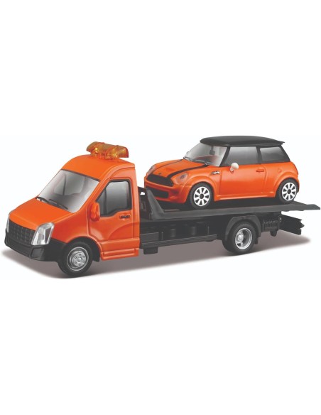 Carro Attrezzi con Auto Die-Cast Scala 1:43 Modellino Metallo GOL18-31400 Burago | Futurartshop.com