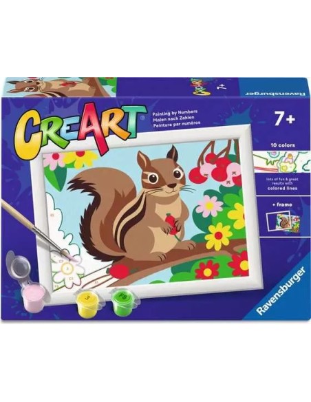 CreArt Scoiattolo Dipingere con i Numeri RAV23251 Ravensburger | Futurartshop.com