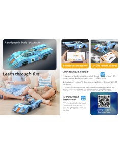 Azure Storm 131 RC Car 266 Pieces Remote Control PROC51076W Cada | Futurartshop.com 2