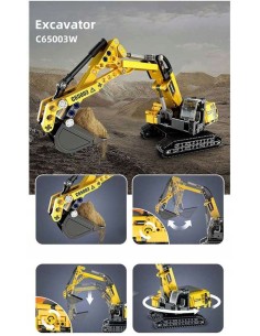 Excavator Building Set 467 Pieces Construction Toy PROC65003W Cada | Futurartshop.com 2