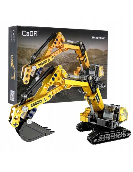Escavatore Set Costruzioni 467 Pezzi Veicolo Cantiere PROC65003W Cada | Futurartshop.com