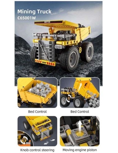 Camion Heavy Duty Set Costruzioni 372 Pezzi PROC65001W Cada | Futurartshop.com