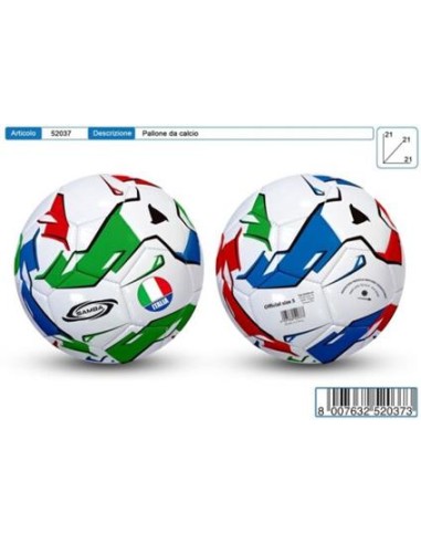 Pallone Calcio Stripe Tricolore TOY85037  | Futurartshop.com