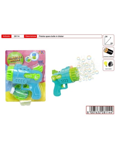 Bubble Gun with Lights and Sounds 2 Colors TOY28114 Toys Garden | Futurartshop.com