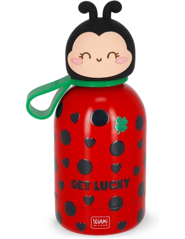 Ladybug Thermal Water Bottle 310ml for Kids Stainless LEGKSSB0011 Legami Milano | Futurartshop.com
