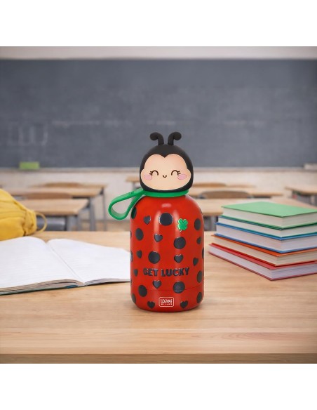 Ladybug Thermal Water Bottle 310ml for Kids Stainless LEGKSSB0011 Legami Milano | Futurartshop.com
