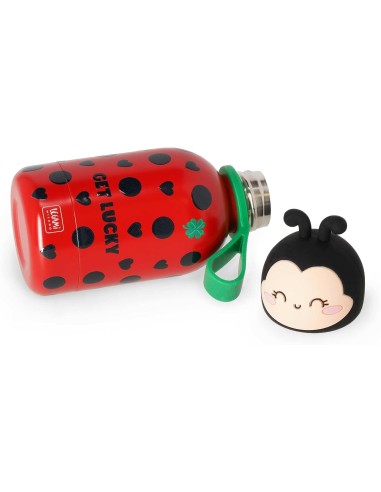 Ladybug Thermal Water Bottle 310ml for Kids Stainless LEGKSSB0011 Legami Milano | Futurartshop.com