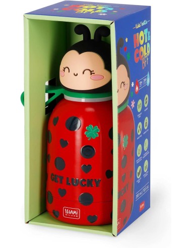 Ladybug Thermal Water Bottle 310ml for Kids Stainless LEGKSSB0011 Legami Milano | Futurartshop.com