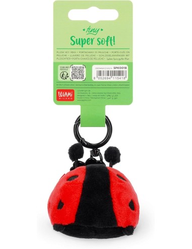 Portachiavi Peluche Coccinella Super Soft LEGSPK0018 Legami Milano | Futurartshop.com