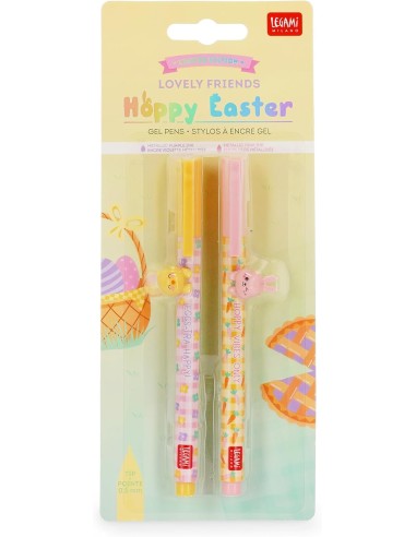 Set 2 Penne Gel Cancellabili Happy Easter 0.5mm LEGCPPSET2 Legami Milano | Futurartshop.com