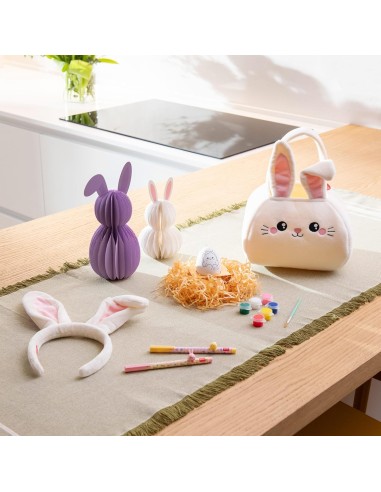 Happy Easter Foldable Paper Bunnies Set of 2 LEGPEB0001 Legami Milano | Futurartshop.com