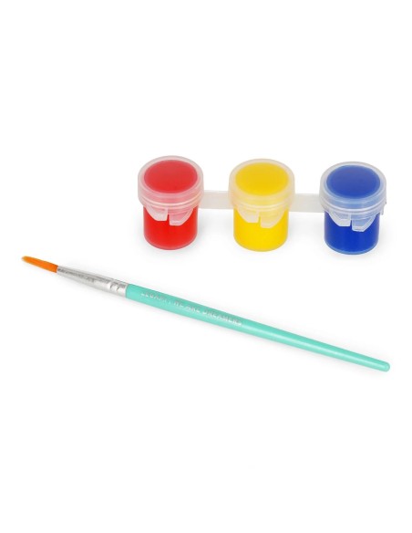 Hoppy Easter Egg Painting Kit 6 Paints Brush LEGEAE0002 Legami Milano | Futurartshop.com