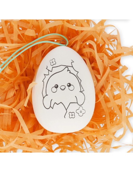 Hoppy Easter Egg Painting Kit 6 Paints Brush LEGEAE0002 Legami Milano | Futurartshop.com