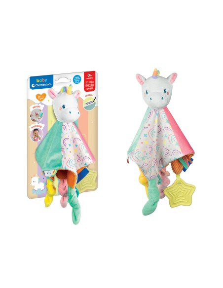 Soft Cuddles Unicorno Peluche Morbido per Bambini CLE17611 Clementoni | Futurartshop.com