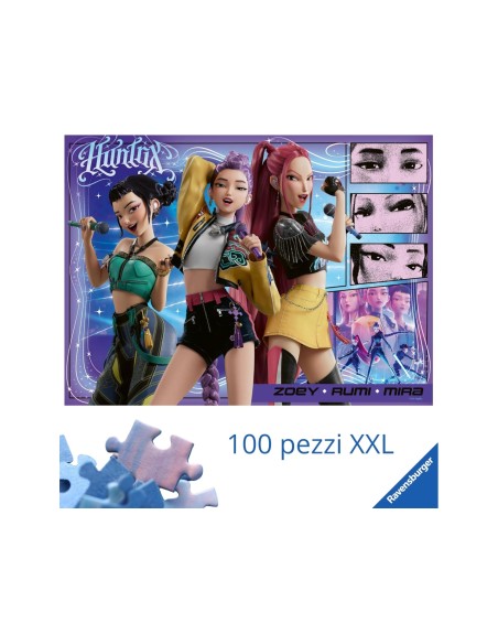 K-Pop Demon Hunters Puzzle XXL 100 Pezzi RAV12002222 Ravensburger | Futurartshop.com