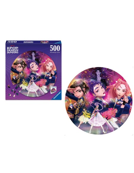 K-Pop Demon Hunters Puzzle 500 Pezzi Round RAV12002052 Ravensburger | Futurartshop.com
