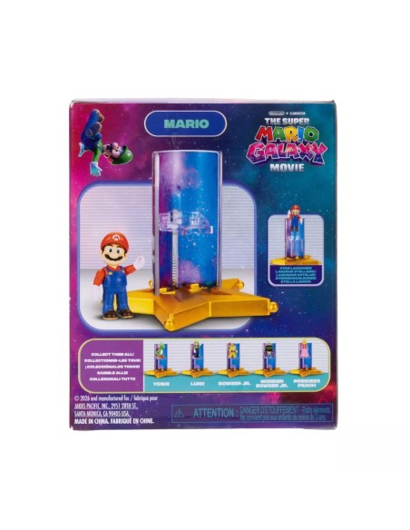 Super Mario Movie Mario con Star Launcher Mini Figure 4 cm JAK43238I Jakks Pacific | Futurartshop.com