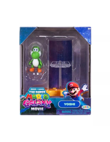 Super Mario Movie Yoshi con Star Launcher Mini Figure 4 cm JAK43240I Jakks Pacific | Futurartshop.com