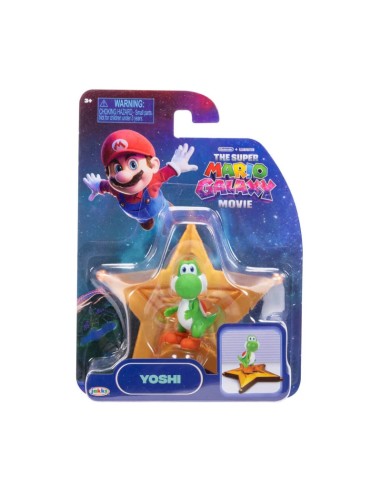 Super Mario Movie Yoshi Mini Figure 4 cm Personaggio JAK43246I Jakks Pacific | Futurartshop.com