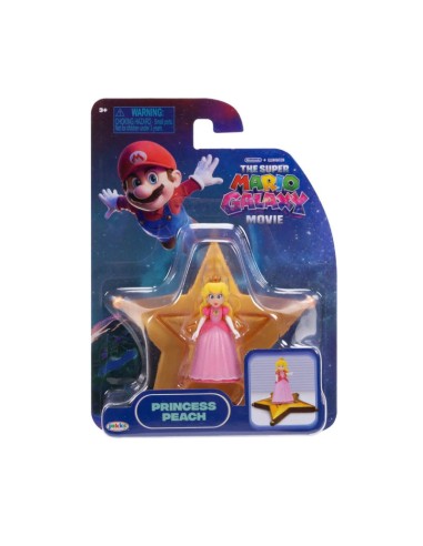Super Mario Movie Princess Peach Mini Figure 4 cm Personaggio JAK43247I Jakks Pacific | Futurartshop.com