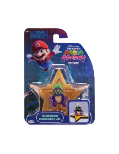 Super Mario Movie Wonder Bowser Junio Mini Figure 4 cm Personaggio JAK43249I Jakks Pacific | Futurartshop.com