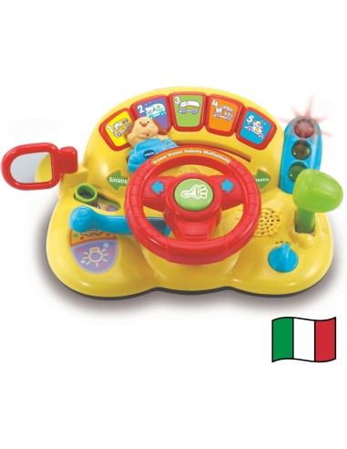 Vroom Vroom Interactive Steering Wheel Toy VIT166607 Vtech | Futurartshop.com