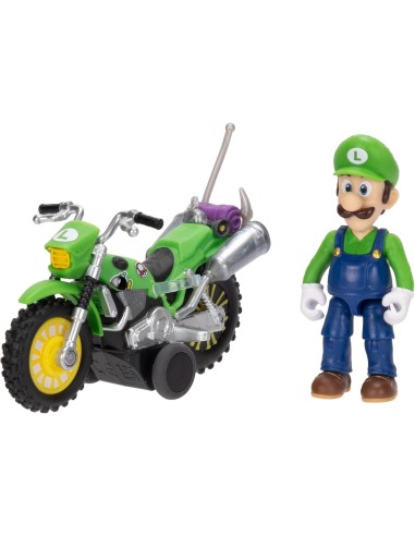 Super Mario Veicolo Moto Luigi Giocattolo Assortito Wave 1 JAK432344 Jakks Pacific | Futurartshop.com