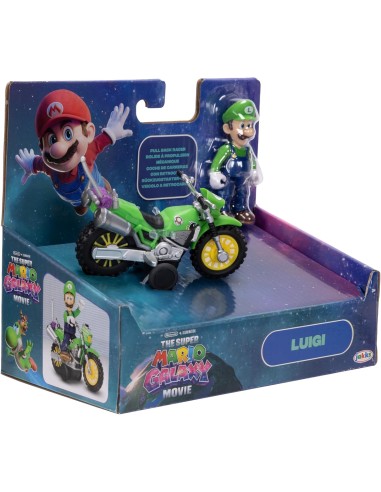 Super Mario Motorcycle Luigi Toy Vehicle Assortment Wave 1 JAK432344 Jakks Pacific | Futurartshop.com